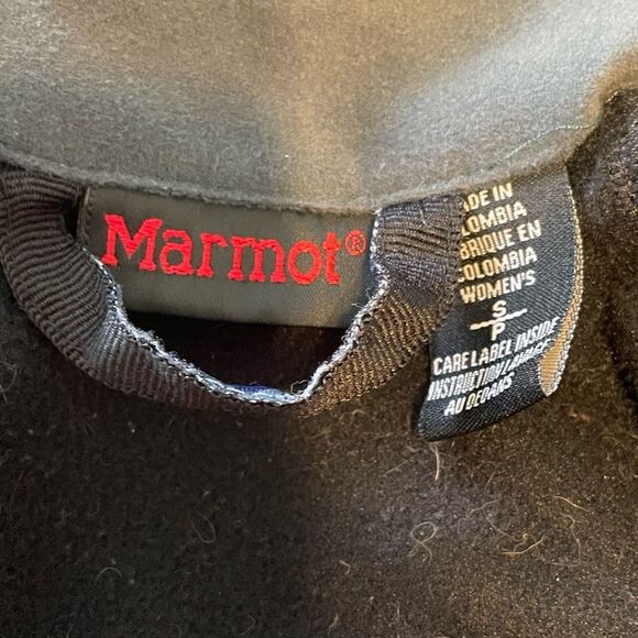 Marmot Windstopper M2 Softshell Jacket Navy Blue Light Blue Full Zip Up S - Picture 7 of 14